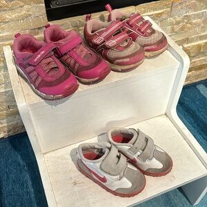 Toddler girls healthy feet shoe bundle